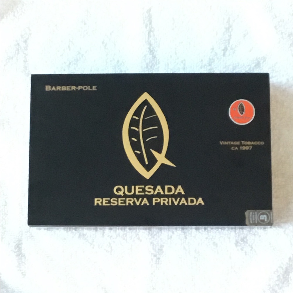 Barber Pole Quesada Reserva Privada Cigar Box NWT